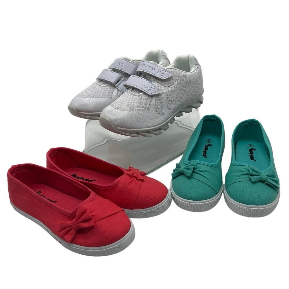 Lot of three new pairs of shoes - size 2